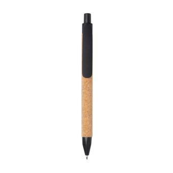 XD Collection Write wheatstraw and cork pen Black