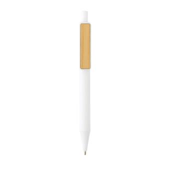 XD Collection GRS RABS pen with bamboo clip White