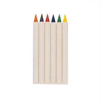 XD Collection Micki GRS Infinity 6-teiliges Buntstift-Set Weiß