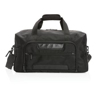 Swiss Peak AWARE™ RPET Voyager weekend bag Black