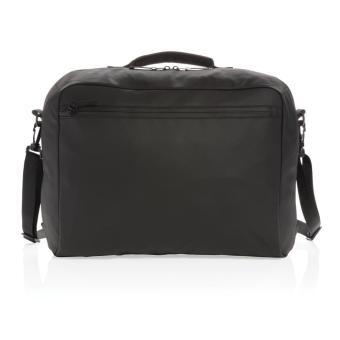 XD Collection Fashion schwarze 15,6" Laptoptasche, PVC-frei Schwarz