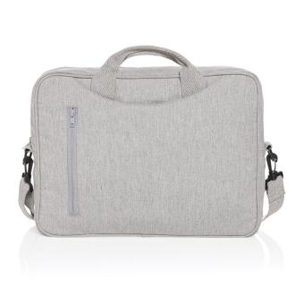 XD Collection Laluka AWARE™ recycled cotton 15.4 inch laptop bag Convoy grey