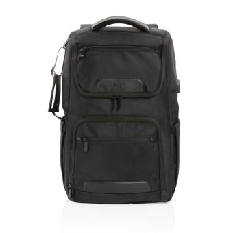 Swiss Peak AWARE™ RPET Voyager 15.6" Laptop Rucksack Schwarz