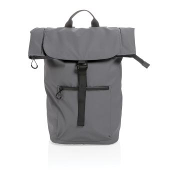 XD Collection Impact AWARE™ RPET water resistant 15.6" laptop backpack Anthracite