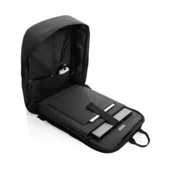 Swiss Peak AWARE™ Anti-Theft-RFID 15.6"-Laptop-Rucksack Schwarz