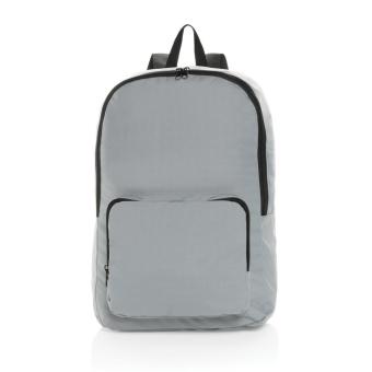 XD Collection Dillon AWARE™ RPET foldable classic backpack Convoy grey