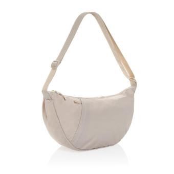 XD Collection Crescent XL AWARE™ RPET Half-Moon Sling Tasche Beige