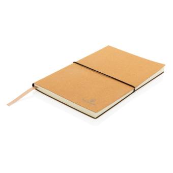 XD Collection A5 recycled leather notebook Brown