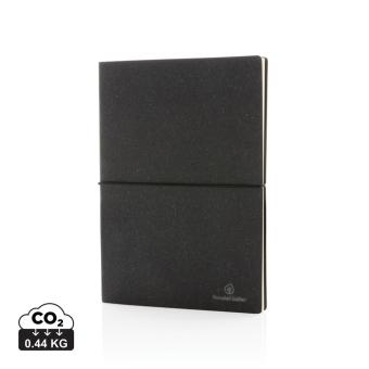 XD Collection A5 Notizbuch aus GRS recyceltem Leder 