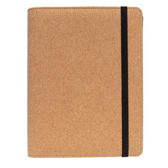 XD Collection Deluxe cork portfolio A5 with pen Brown