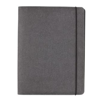 XD Collection Recycled leather A4 portfolio Convoy grey