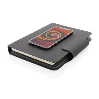 XD Xclusive Artic Magnetic 10W wireless charging A5 notebook Black