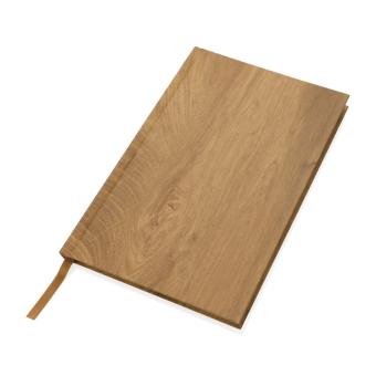 XD Collection Kavana wood print A5 notebook Brown