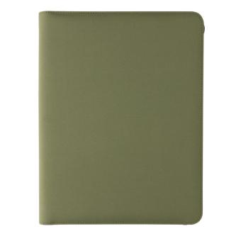 XD Collection Impact Aware™ deluxe 300D tech portfolio with zipper Green