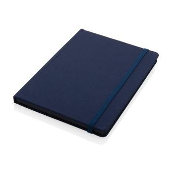 XD Collection GRS-zertifiziertes rPET-A5-Notizbuch, blau Blau,navy