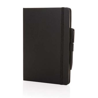XD Collection Sam A5 RCS certified bonded leather classic notebook Black