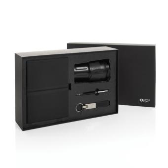 Swiss Peak RCS Deluxe Business-Set mit Becher Schwarz