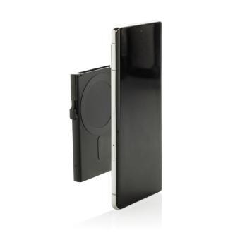 XD Collection Standard aluminium RFID magnetic phone cardholder Black
