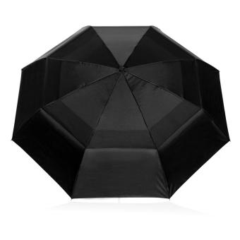 Swiss Peak Aware™ Tornado 27” pocket storm umbrella Black
