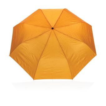 XD Collection 21" Impact AWARE™ 190T Mini-Regenschirm mit Auto-Open Sonnenuhr Orange
