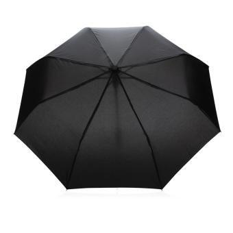 XD Collection 21" Impact AWARE™ RPET 190T mini auto open umbrella Black