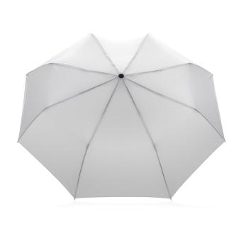 XD Collection 21" Impact AWARE™ RPET 190T mini auto open umbrella White