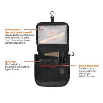 Nordic Drift Trail RCS Kosmetiktasche 3L Schwarz/gold