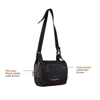 Nordic Drift Trail RCS Crossbody bag 4L Black/gold