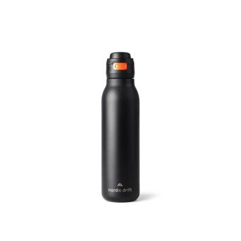 Nordic Drift Trail einwandige RCS Wasserflasche 750ml Schwarz