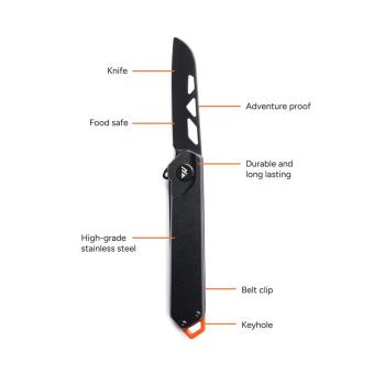 Nordic Drift Adventure Folding knife Black