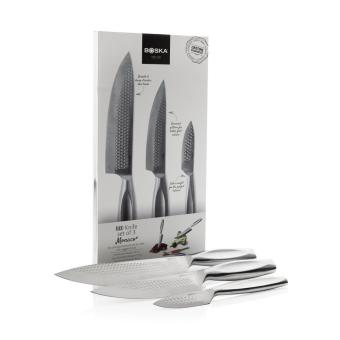 BOSKA Küchenmesser Monaco+, 3er-Set Titan