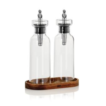 AdHoc Menage AromaPour Öl- und Essigspender-Set 300ml Transparent