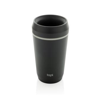 Topl Recycled Plastic To Go Tumbler Patented 360 Lid 354ml Convoy grey