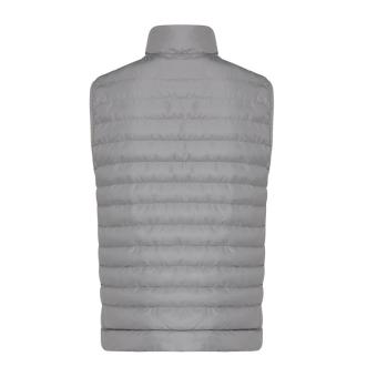IQONIQ Meru men recycled polyester bodywarmer, silver grey Silver grey | XL