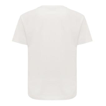 IQONIQ Yala women lightweight recycled cotton t-shirt, ivory white, pebble gray Ivory white, pebble gray | XXS