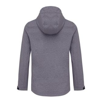 IQONIQ Makalu Damen Softshelljacke aus recyceltem Polyester, Vulkangrau meliert Vulkangrau meliert | XXS