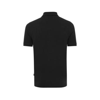 IQONIQ Yosemite recycled cotton pique polo, black Black | 4XL