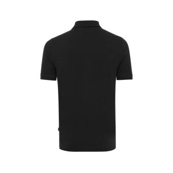 Iqoniq Yosemite Piqué-Poloshirt aus recycelter Baumwolle, schwarz Schwarz | XXS