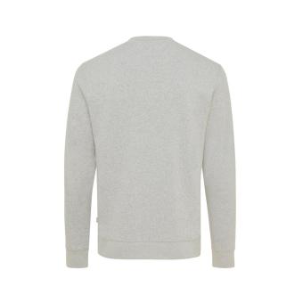 Iqoniq Denali ungefärbt. Rundhals-Sweater aus recycelter BW, Grau meliert Grau meliert | XXS