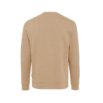 Iqoniq Denali ungefärbt. Rundhals-Sweater aus recycelter BW, Heidebraun Heidebraun | XXS