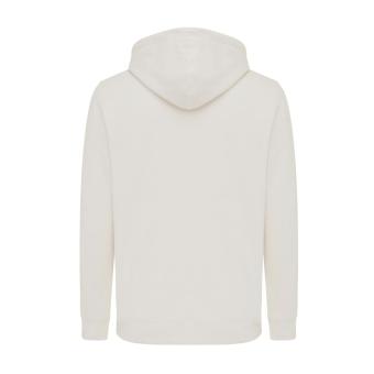 IQONIQ Rila lightweight recycled cotton hoodie, ivory white, pebble gray Ivory white, pebble gray | XXS
