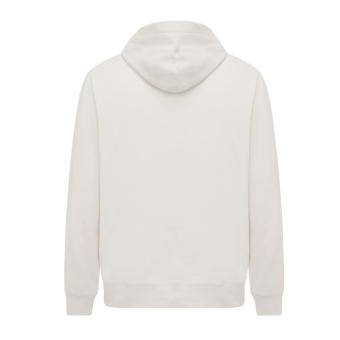 IQONIQ Yengo recycled cotton hoodie with sidepockets, ivory white, pebble gray Ivory white, pebble gray | XXS