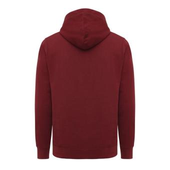 IQONIQ Yengo Hoodie mit Seitentaschen aus rec. Baumwolle, Burgunderrot Burgunderrot | XXS