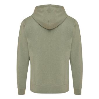 Iqoniq Abisko recycled cotton zip through hoodie, heather green Heather green | XS