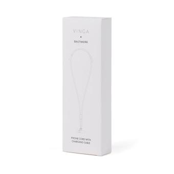 VINGA Baltimore RCS Ladekabel/Lanyard Beige