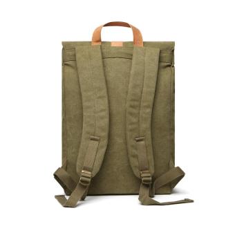 VINGA Bosler backpack GRS recycled canvas Green