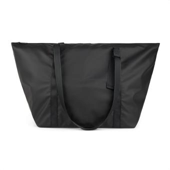 VINGA Livorno Wochenendtasche aus GRS recyceltem Polyester Schwarz