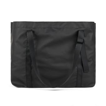 VINGA Livorno GRS recycled polyester maxi tote Black