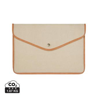 VINGA Bosler GRS recycled canvas 14" laptop sleeve 