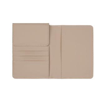 VINGA Baltimore RCS recycled polyester RFID passport cover Fawn